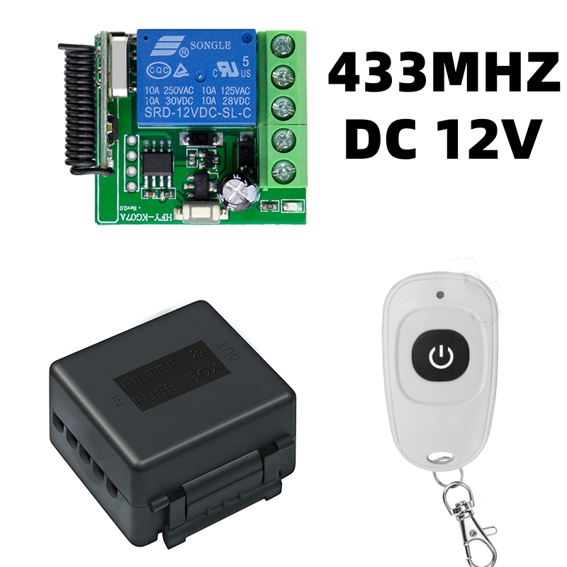 Diy Home Automation Controller - 433MHz DIY สวิตช์ไร้สาย DC 12V 1CH