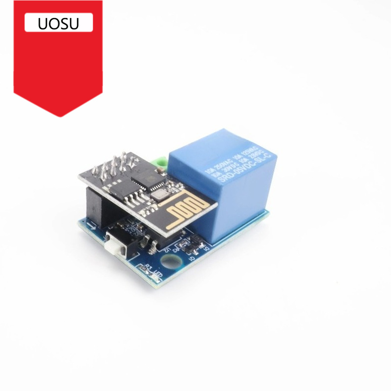 Iot Diy Home Automation - ESP8266 ESP-01S 5V ไวไฟรีเลย์โมดูลสมาร์ทโฮมรีโมทคอนโทรลสำหรับอาร์ดูโน่ โฟน แอพ