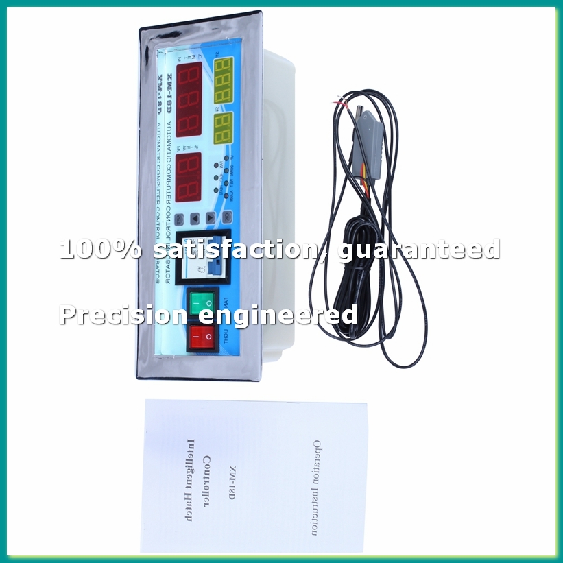 Temperature Humidity Sensor - ตัวควบคุมเครื่องฟักไข่อัตโนมัติ XM-18D พร้อมจอแสดงผล LED ดิจิตอล ควบคุมอุณหภูมิและความชื้น