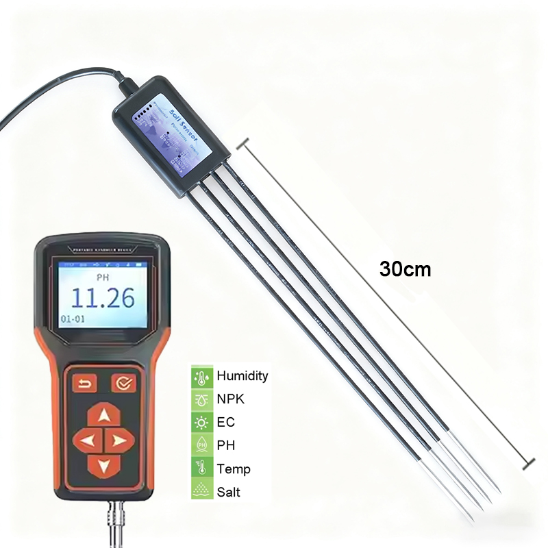 Temperature Humidity Sensor - เซ็นเซอร์วัดคุณภาพดิน 8 in 1 สำหรับโรงเรือน รองรับมาตรฐานอุตสาหกรรม