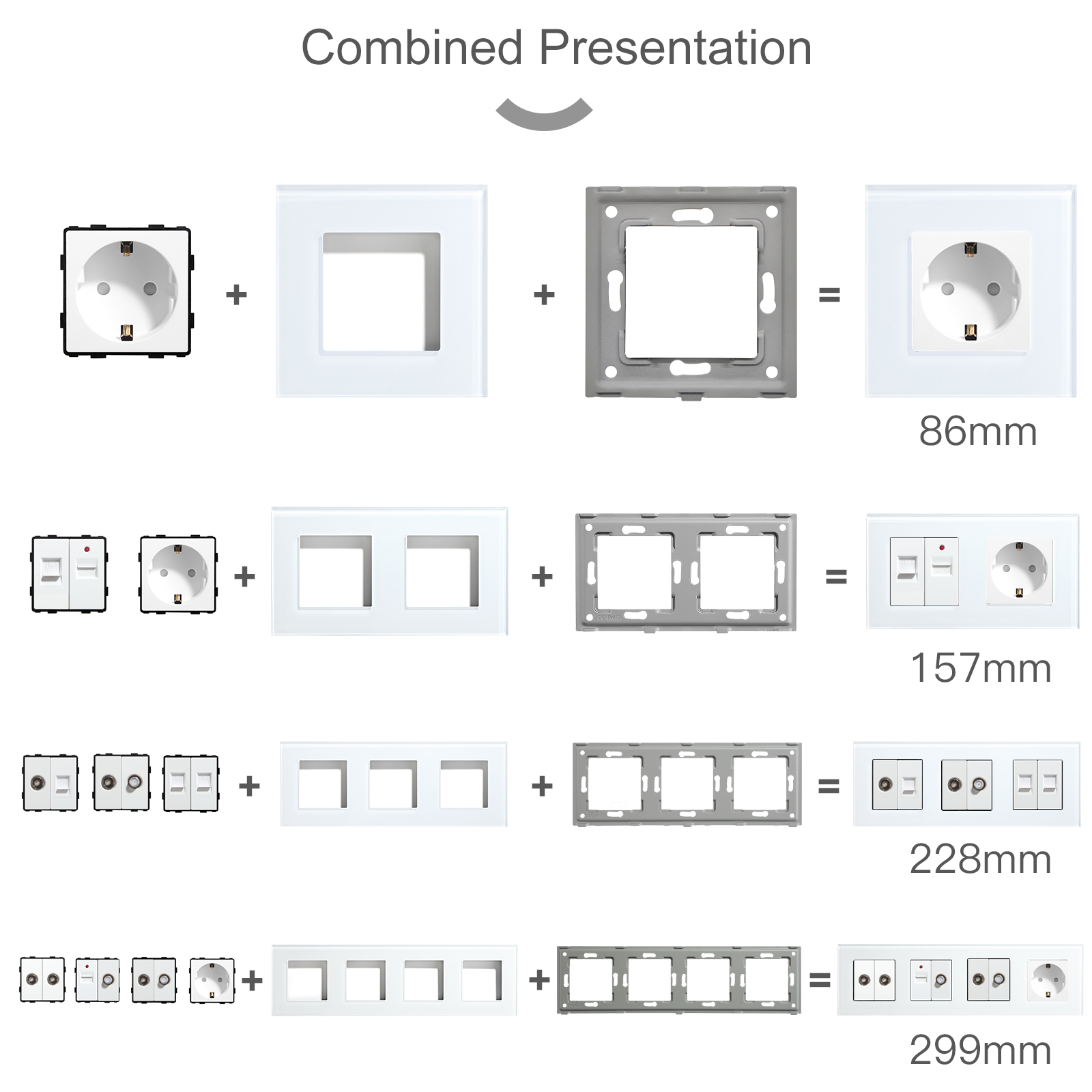 เต้ารับไฟฟ้ามาตรฐานยุโรป BSEED - Home Automation Panel Diy บทวิจารณ์และราคา