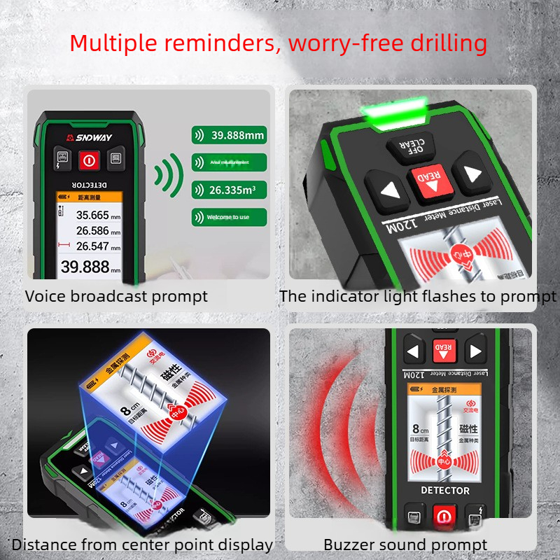 เครื่องสแกนผนังอเนกประสงค์ SND - Water Leak Detector Wired บทวิจารณ์และราคา