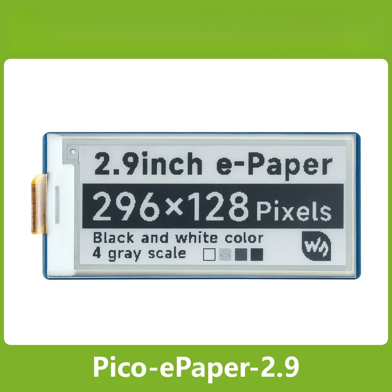 โมดูลจอแสดงผล E-Paper E-Ink ขน - Display Epaper 2.9 บทวิจารณ์และราคา