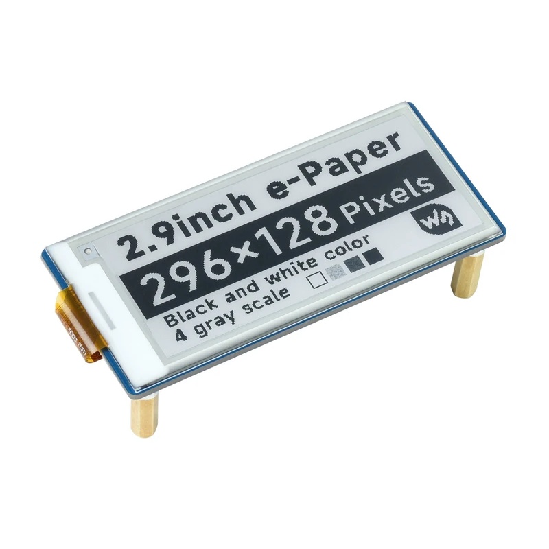 โมดูลจอแสดงผล E-Paper E-Ink ขน - Display Epaper 2.9 บทวิจารณ์และราคา