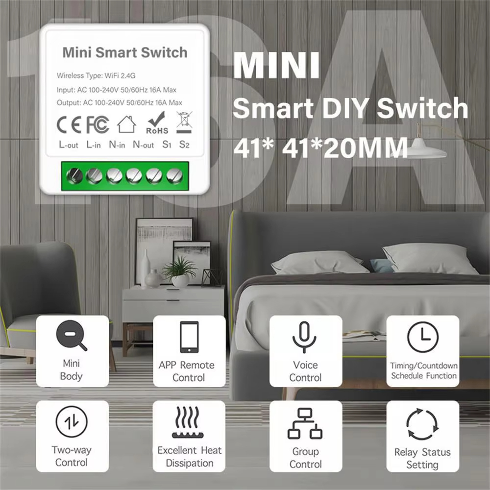 ไวไฟ ซิกบี 3.0 มินิสมาร์ทสวิตช - Diy Home Automation Controller บทวิจารณ์และราคา