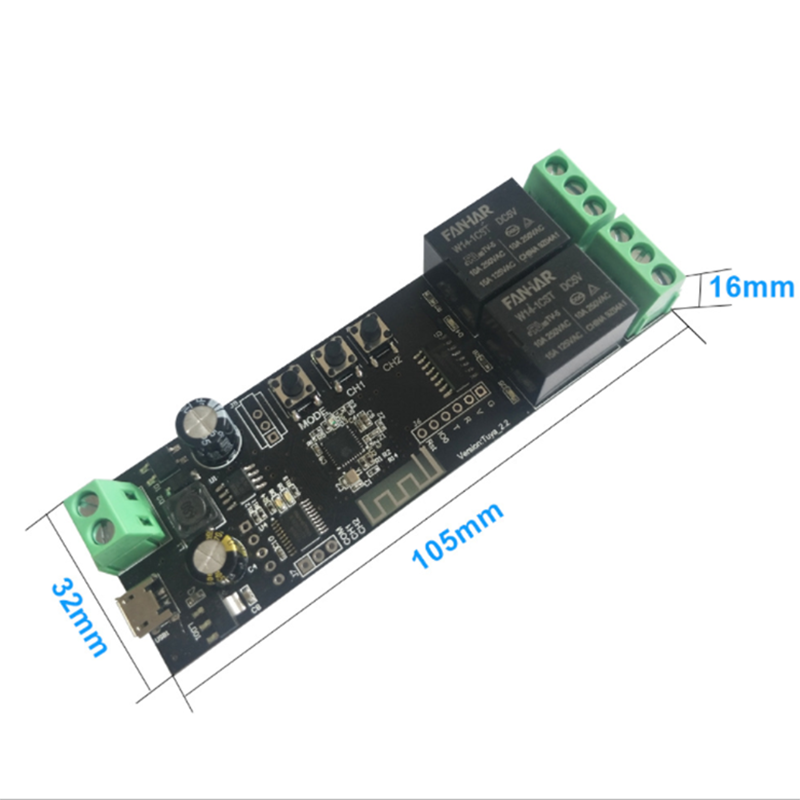 2CH Tuya สมาร์ท Wifi ควบคุมสำห - Diy Home Automation Controller บทวิจารณ์และราคา