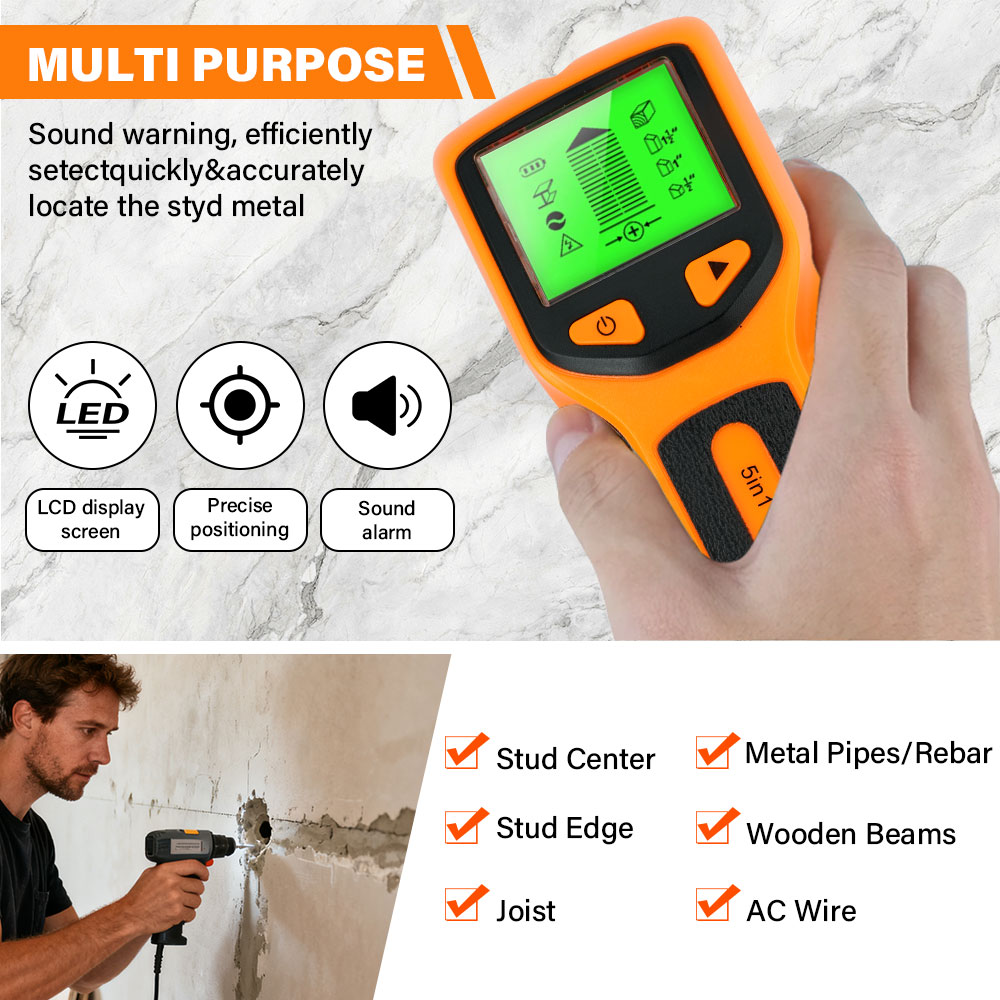 เครื่องตรวจจับโครงสร้างผนัง 5  - Water Leak Detector Wired บทวิจารณ์และราคา
