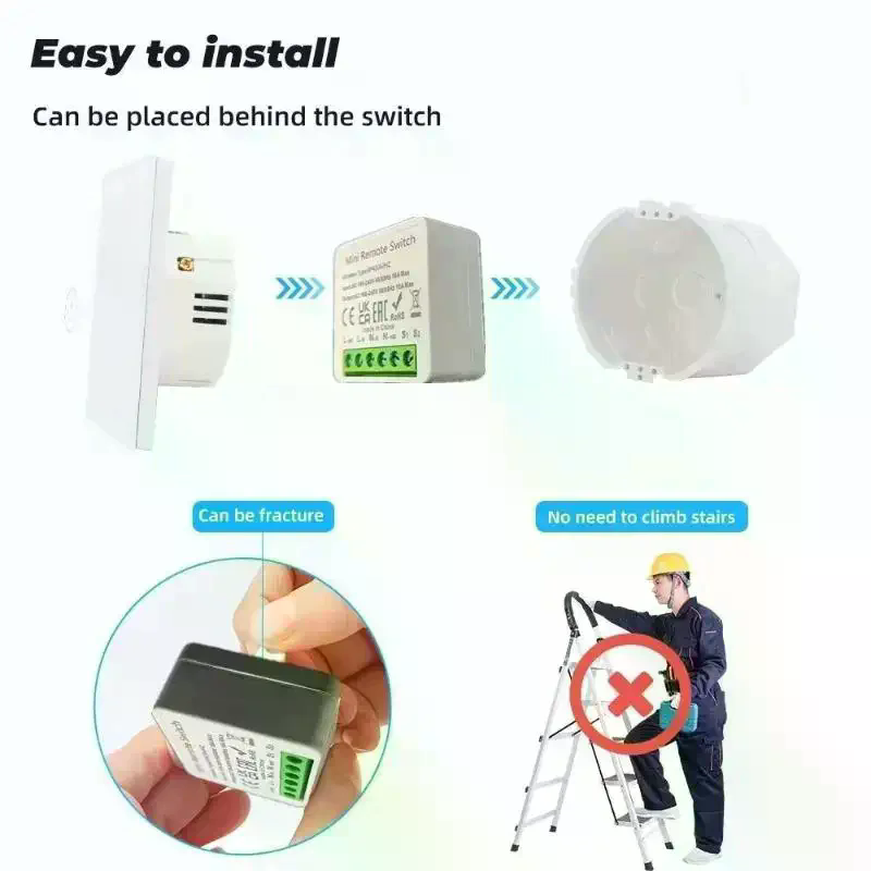 สวิตช์อัจฉริยะ RF 433 MHz มินิ - Diy Home Automation Controller บทวิจารณ์และราคา