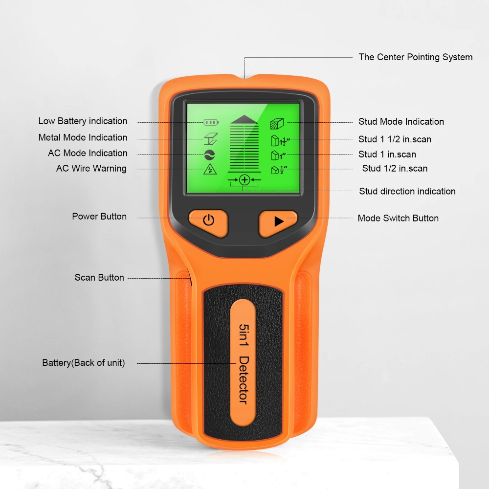 เครื่องตรวจจับแบบดิจิตอล 5 in  - Water Leak Detector Wired บทวิจารณ์และราคา