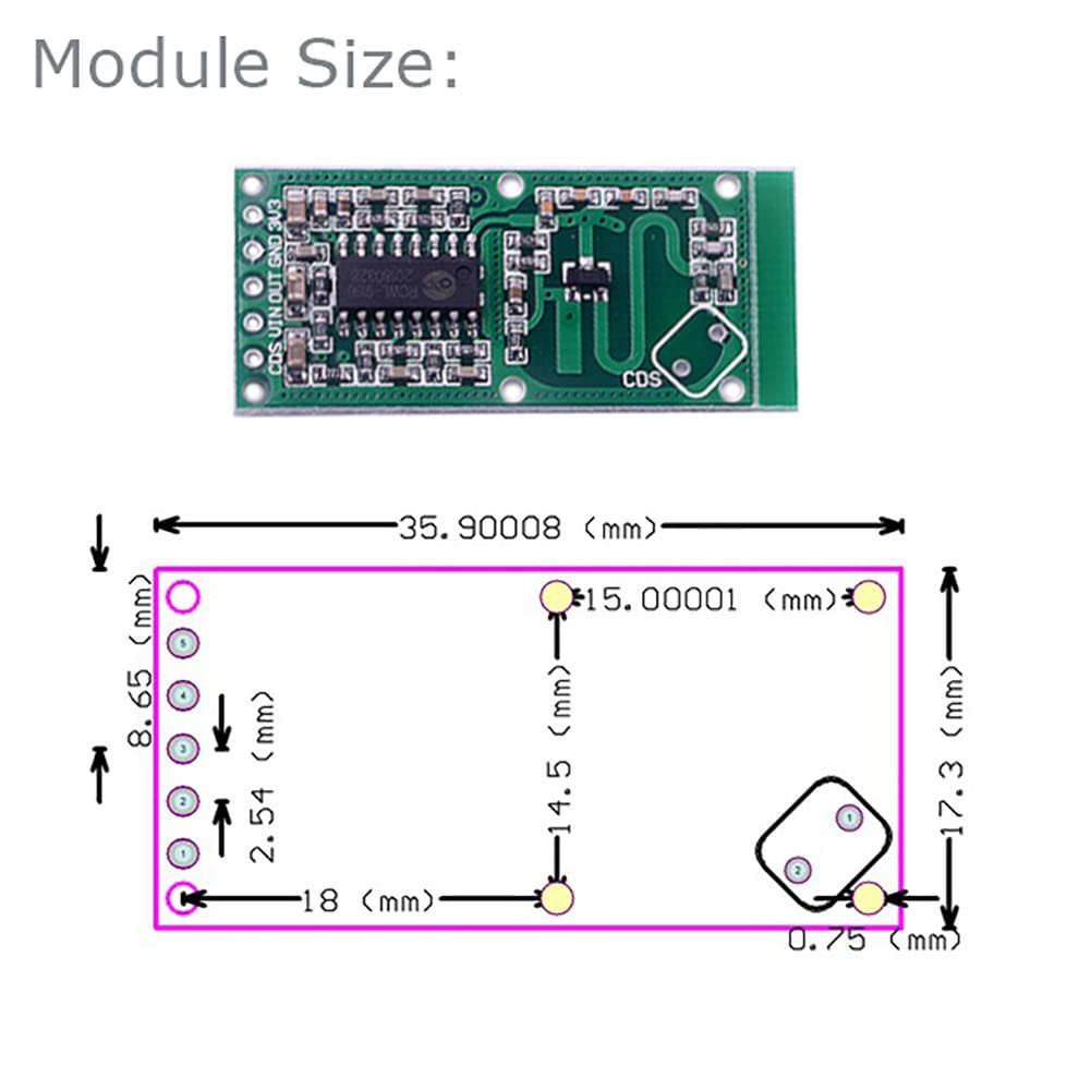 5PCS RCWL-0516 Motion Detectio - Esp8266 Nodemcu Board บทวิจารณ์และราคา